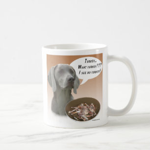 Weimaraner Turkey Coffee Mug