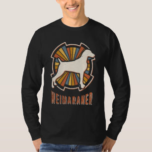 Weimaraner Vintage Classic Retro Dog Love T-Shirt
