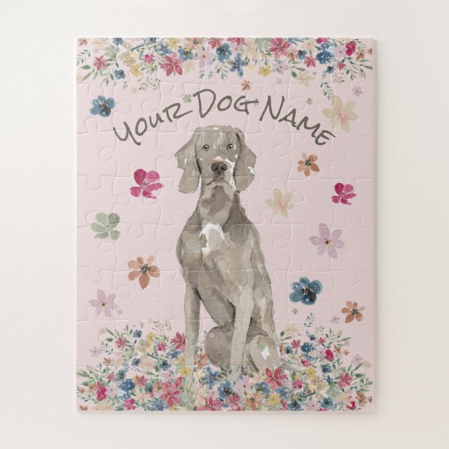 Weimaraner Vorstehhund Large Dog Jigsaw Puzzle (Vertical)