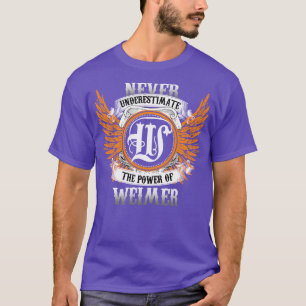 Weimer Name Shirt Never Underestimate The Power Of