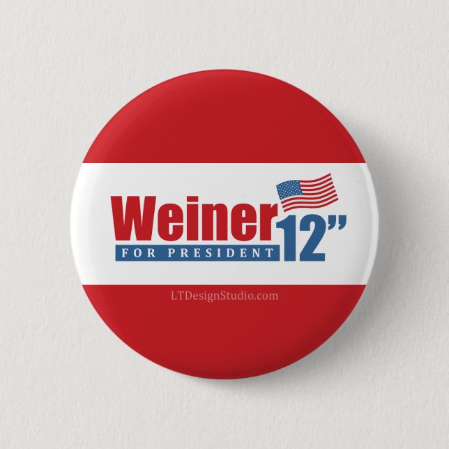 Weiner 2012 Inches - Button (Front)