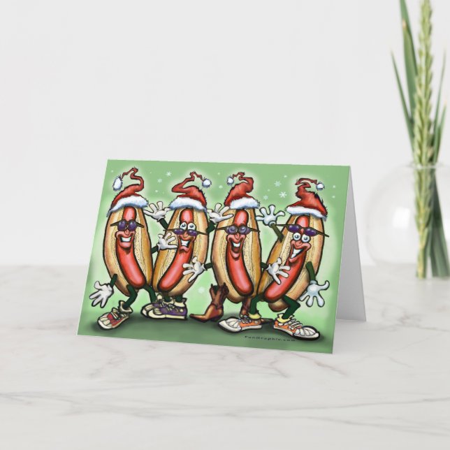 Weiner Christmas Holiday Card (Front)