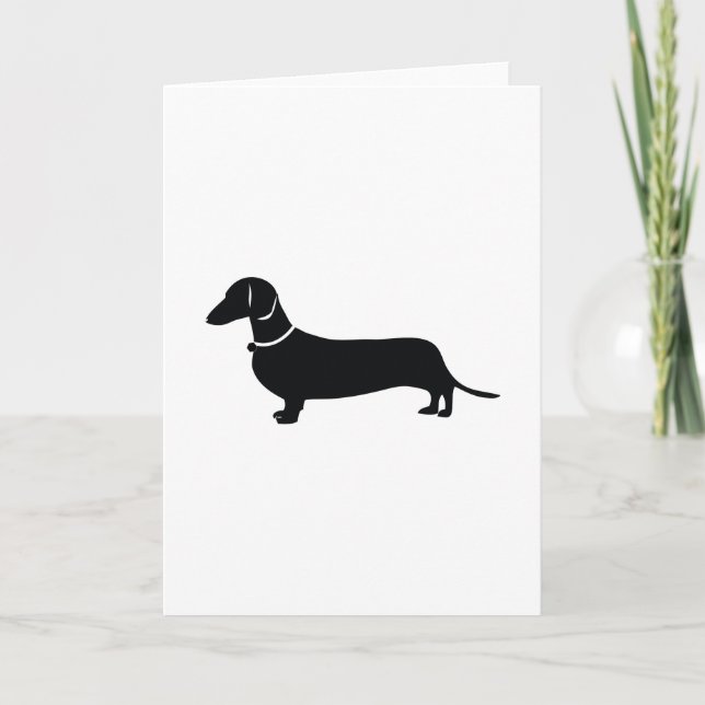 Weiner Dog Card (Front)