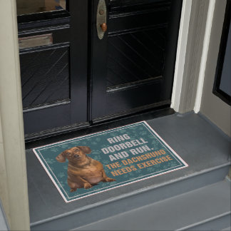 Weiner Doormat - Funny Gift - Dachshund Doormat
