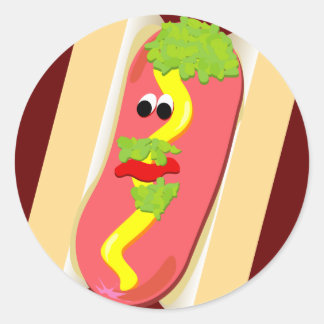 weiner fun food sticker
