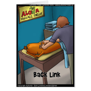 Weiner Massage aka Backlink Funny Gifts & Cards