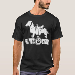 Weiner Rides Funny Dachshund T T-Shirt