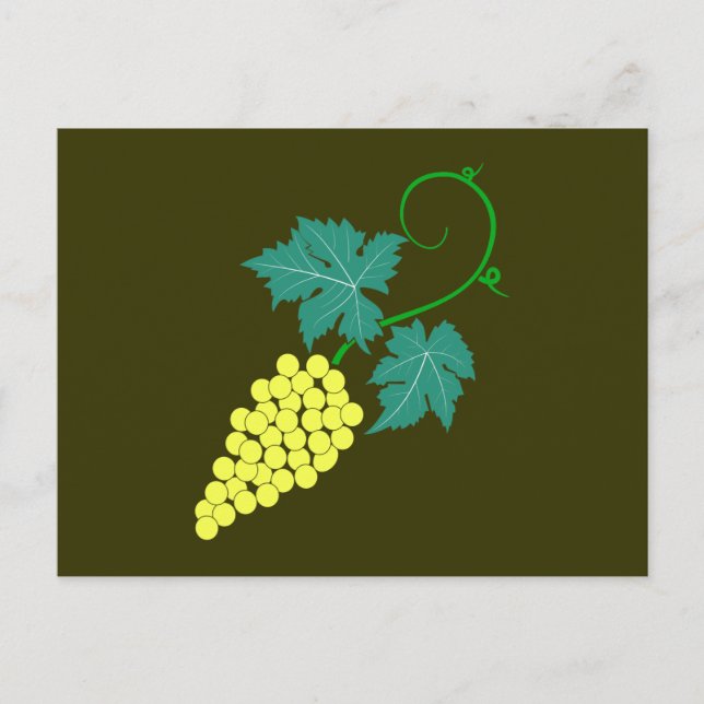 Weintrauben Rebe grapes grapevine Postcard (Front)