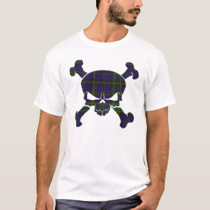 Weir Tartan Skull No Banner T-Shirt