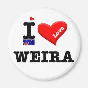 WEIRA - I Love Magnet