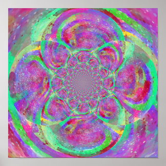 Weird art, cool vibes art print