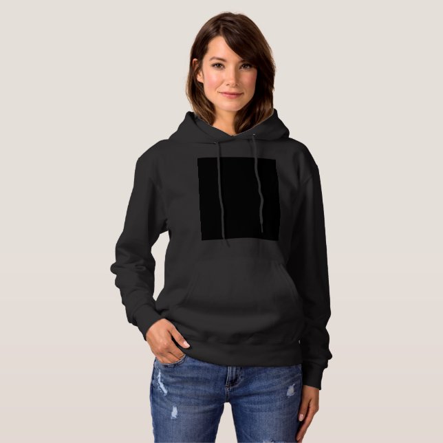 Weird Black CUSTOMIZABLE Hoodie (Front Full)