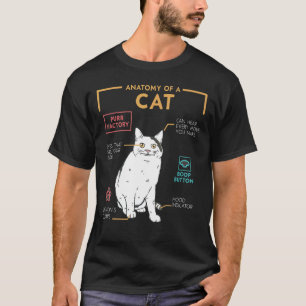 Weird Cat Meme Smiling Anatomy Of A Cat T-Shirt
