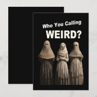 Weird Cool Card For Any Occasion Greeting Card
