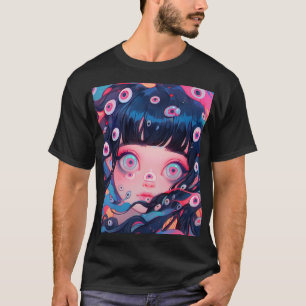 Weird Creepy Cute Anime Girl T-Shirt