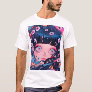 Weird Creepy Cute Anime Girl T-Shirt