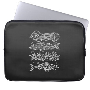 Weird Deep Sea Fish Laptop Sleeve