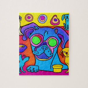 Weird Dogs Jigsaw Puzzle