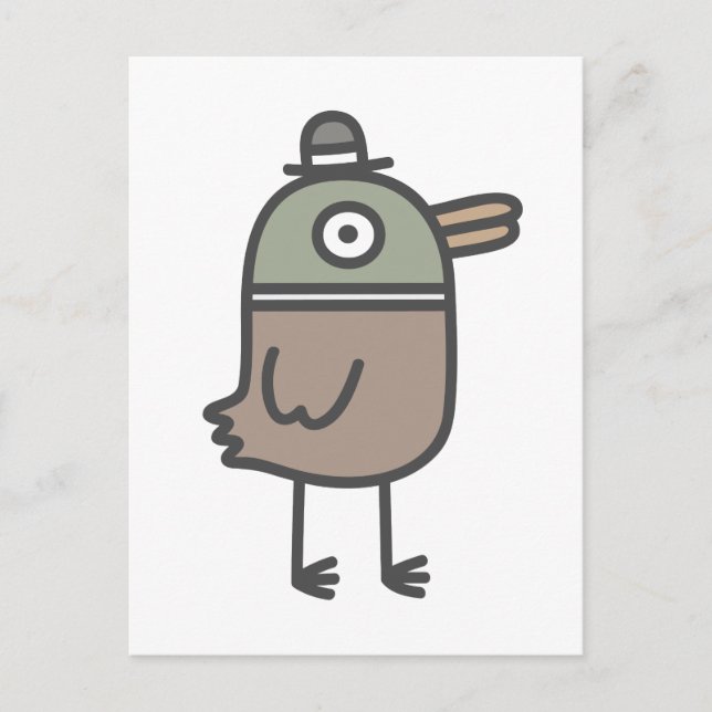Weird Duck Postcard (Front)
