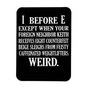 Weird English Language Teacher Grammar Teach Magnet