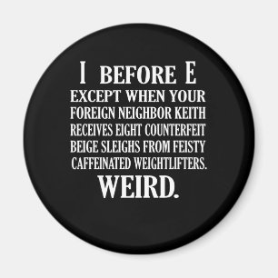 Weird English Language Teacher Grammar Teach Magnet