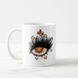 Weird Eye Of Lava Digital Art Coffee Mug