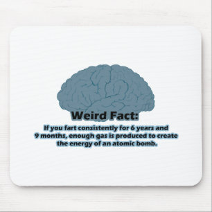 Weird Fact - Atomic Fart Mouse Pad
