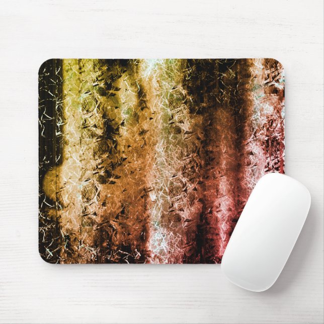 Weird fibrous texture and burnt or dirt stains mouse pad (With Mouse)