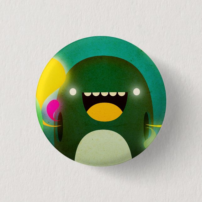 Weird friend ***//// 3 cm round badge (Front)