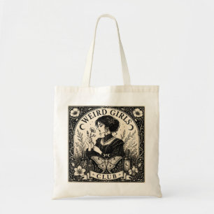 Weird Girls Club Gothic Art Nouveau Tote Bag