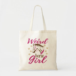 Weird Horse Girl Tote Bag