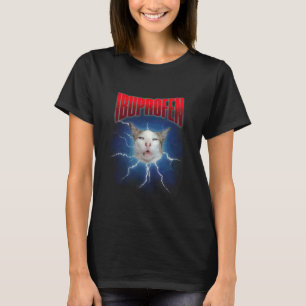 Weird Humour Cat Meme Ibuprofen Ironic Cat Oddly S T-Shirt
