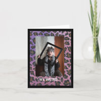 Weird looking the same age as old people card