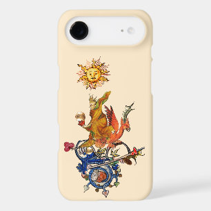 WEIRD MEDIEVAL BESTIARY,ALCHEMIST,RED DRAGON ,SUN