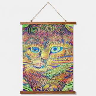 weird psychedelic kool katz 30 hanging tapestry
