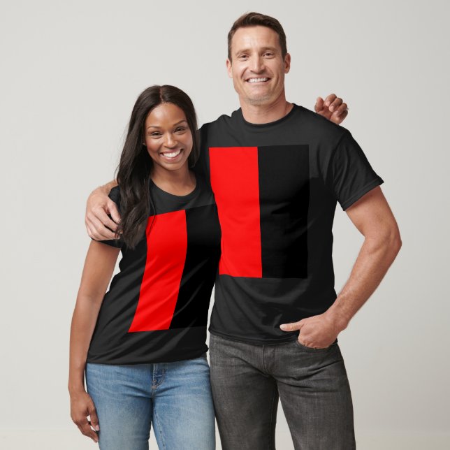 Weird Red and Black CUSTOMIZABLE T-Shirt (Unisex)