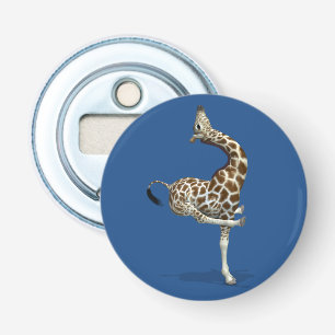 Weird Sportive Giraffe Bottle Opener