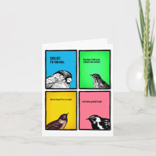 Weird stationary for strange people note card