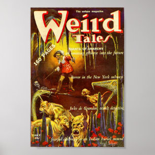 Weird Tales Comic Poster July1