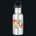 Weird Teacher Build Character Groovy Teacher 532 Ml Water Bottle<br><div class="desc">Weird Teacher Build Character Groovy Teacher</div>