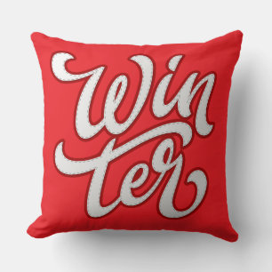 Weird Text Design Decorative Cushion