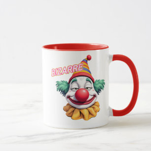 Weird the clown with his funny head. mug