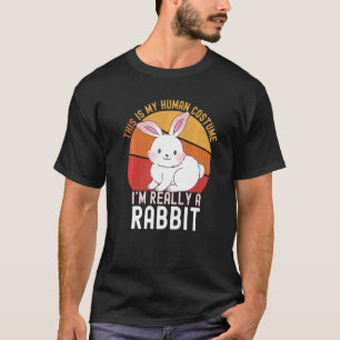 Weird This is My Human Costume I'm Really A Rabbi T-Shirt