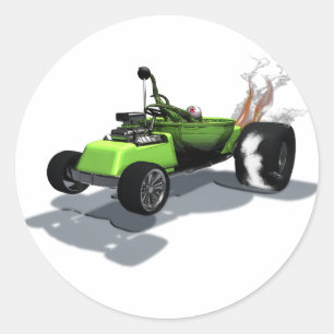 Weird Wheels Thing Mobile Sticker