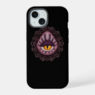 Weird Whimsical Spooky Eye iPhone 15 Case