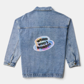 Weird Who's Weird - Blue Denim Jacket