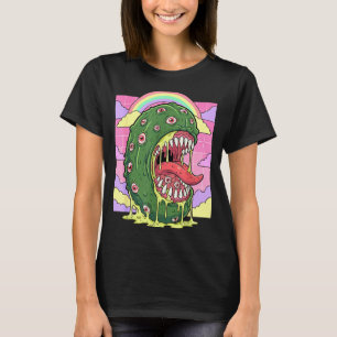 Weirdcore aesthetic kawaii pickle eyeballs T-Shirt