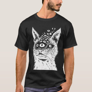 Weirdcore Cat Grunge Alt Harakujurippy Creepy Horr T-Shirt