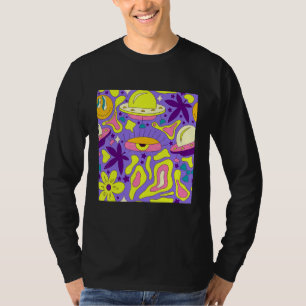 Weirdcore Kidcore Aesthetic Trippy Eyes 90s T-Shirt