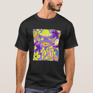 Weirdcore Kidcore Aesthetic Trippy Eyes 90s   T-Shirt